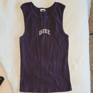 EUC Duke University Navy Blue Tank Top